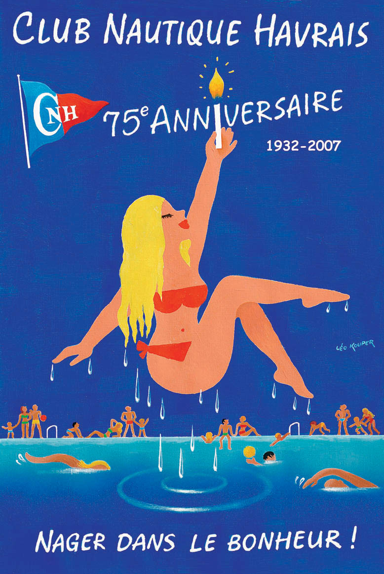 Affiche 75e Anniversaire - Club Nautique Havrais