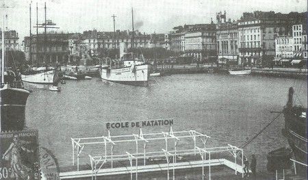 1932, Création du Club Nautique Havrais bassin du Commerce.