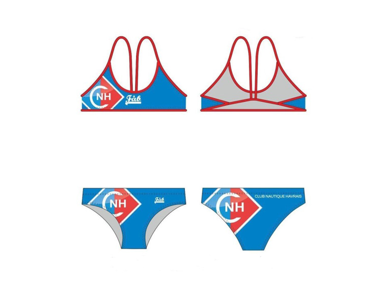MAILLOT de BAIN 2 pièces - Club Nautique Havrais MAILLOT de BAIN 2 pièces - Club Nautique Havrais